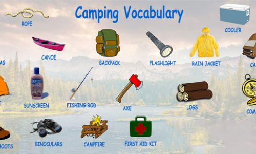 FULL bộ từ vựng tiếng Anh về Cắm trại