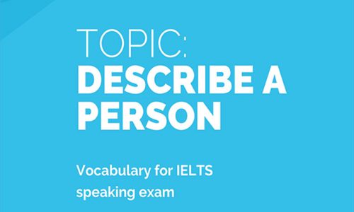 Topic Personality – IELTS Speaking – Part 2